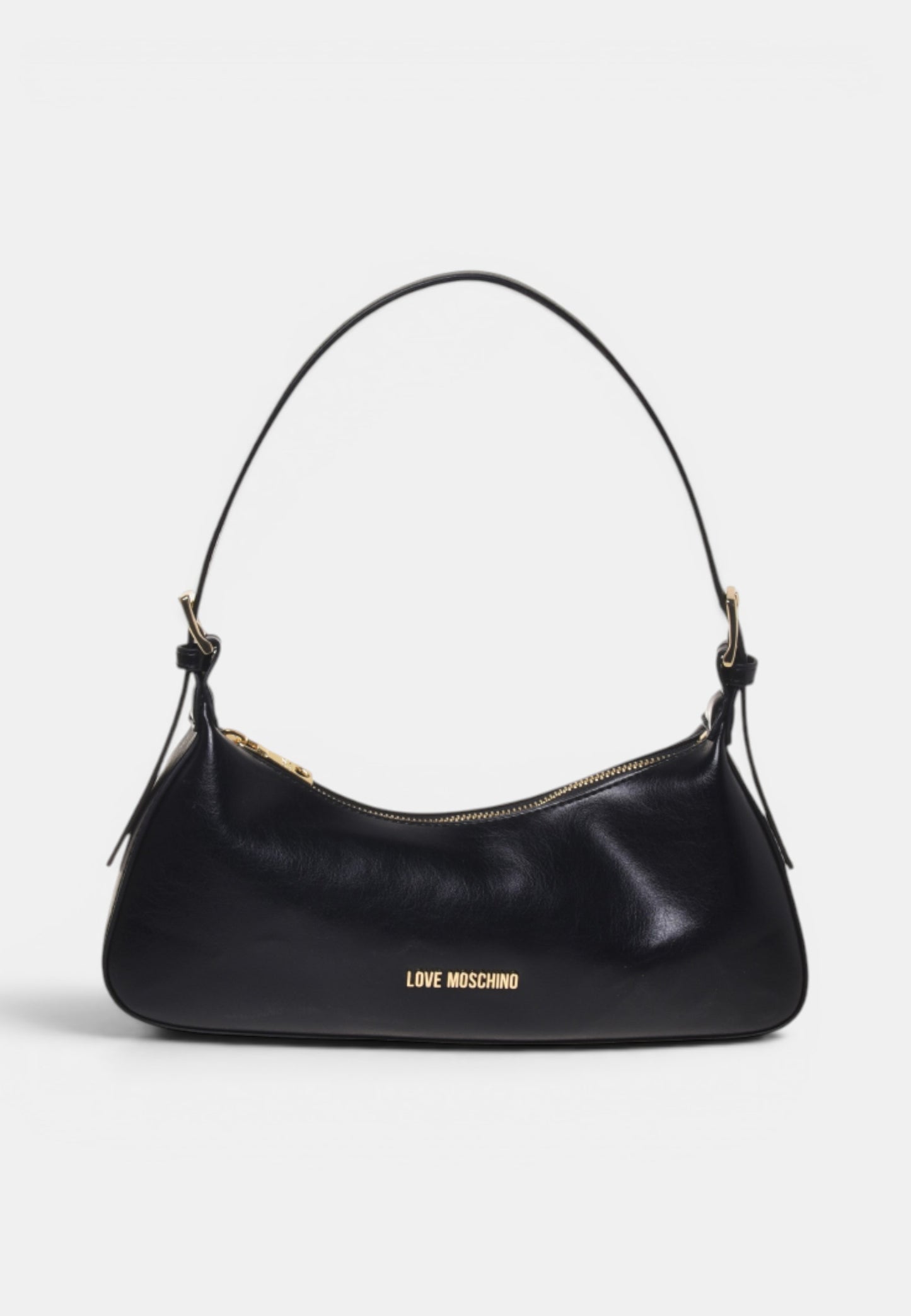 LOVE MOSCHINO - Borsetta A Spalla Logo Brand Nero