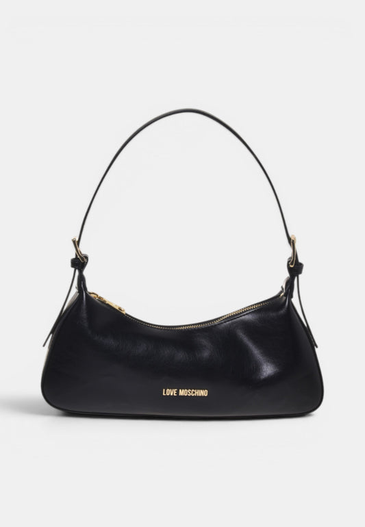 LOVE MOSCHINO - Borsetta A Spalla Logo Brand Nero