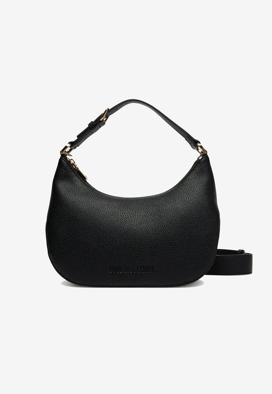 LOVE MOSCHINO - Borsa Hobo Lettering Nero