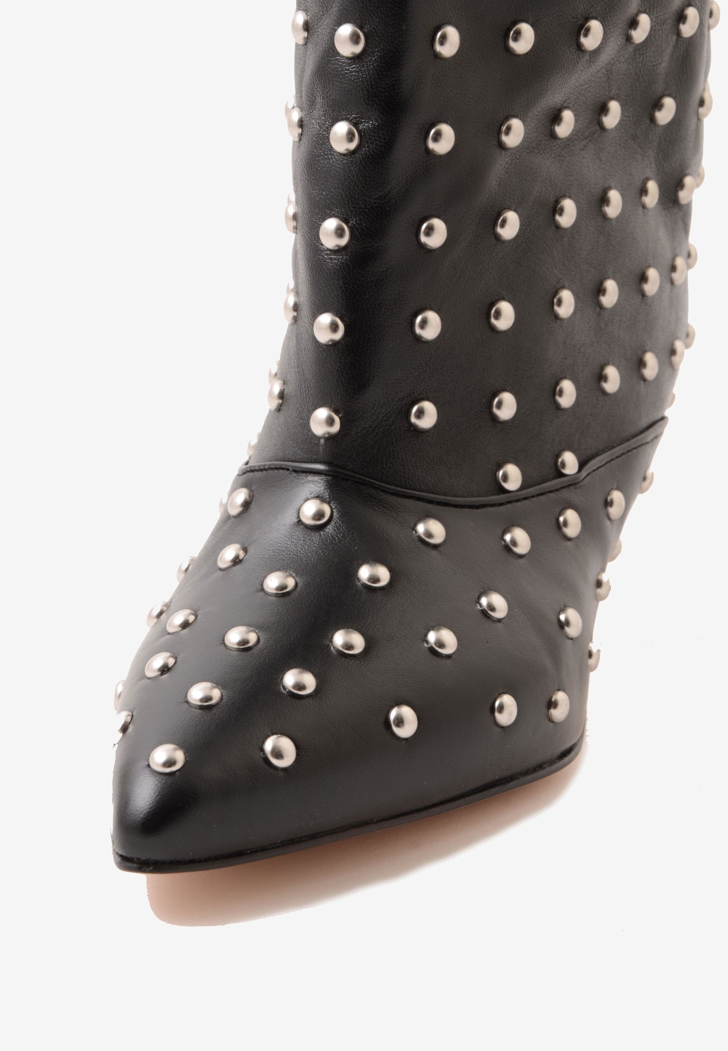 DIVINE FOLLIE - Stivale Nappa con Borchie Nero