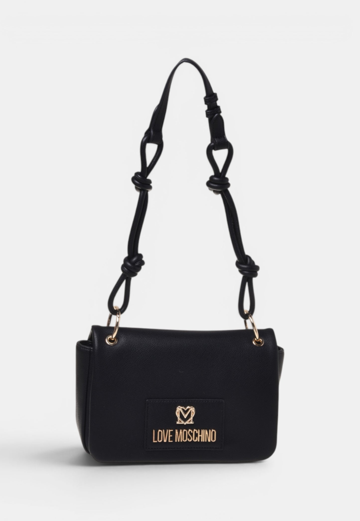 LOVE MOSCHINO - Borsa A Spalla Nodo Nero