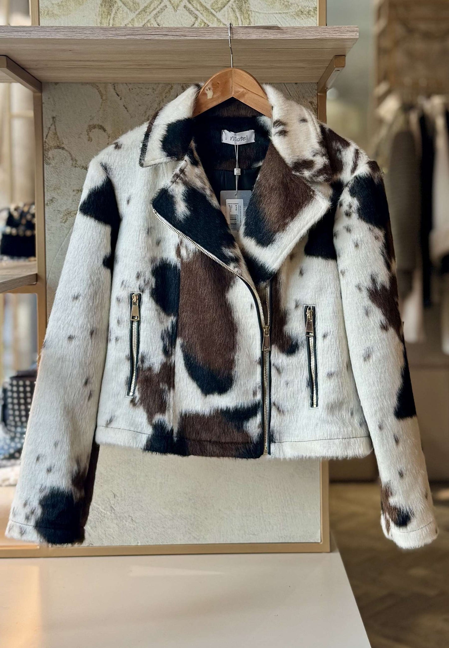 MOTEL - Giubbotto Simil Cavallino Muccato